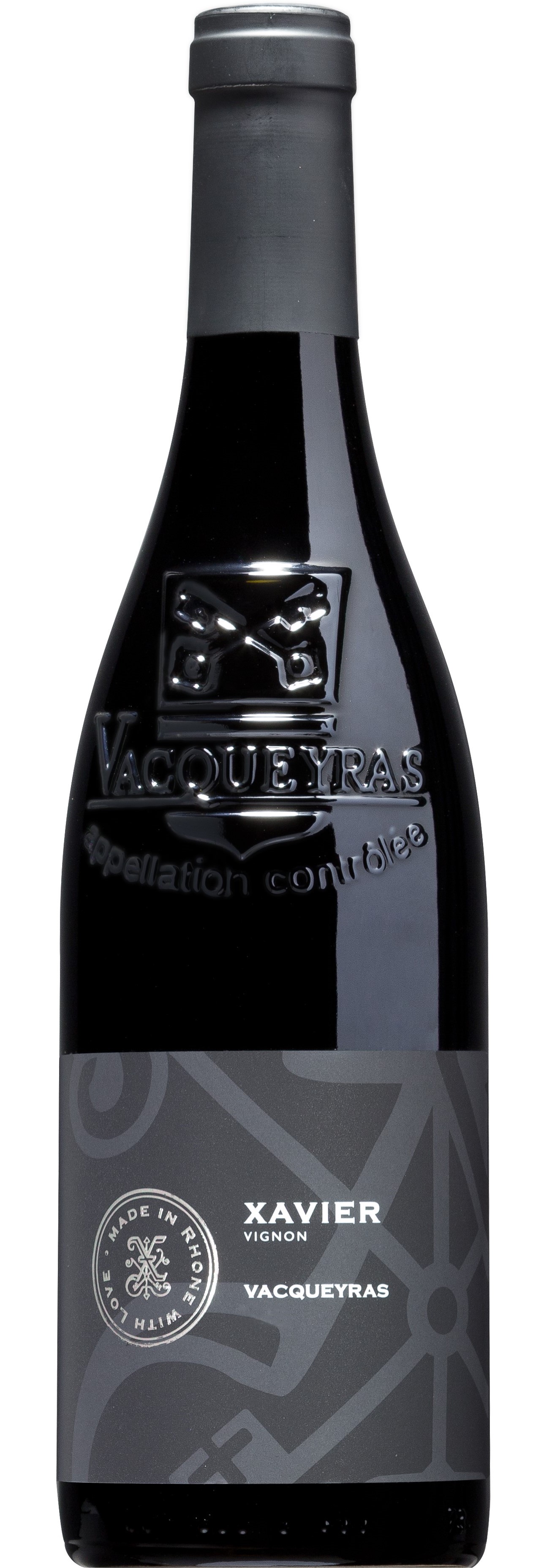 Xavier Vacqueyras 2019 wine bottle