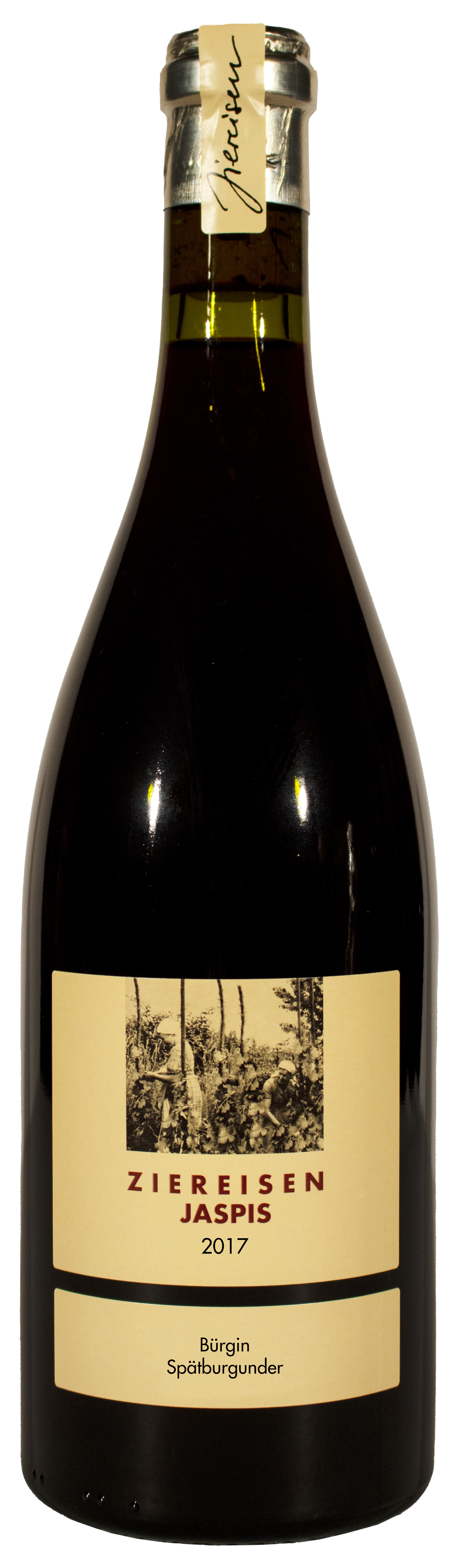 Weingut Ziereisen Jaspis Bürgin Spätburgunder 2017 i trækasse wine bottle