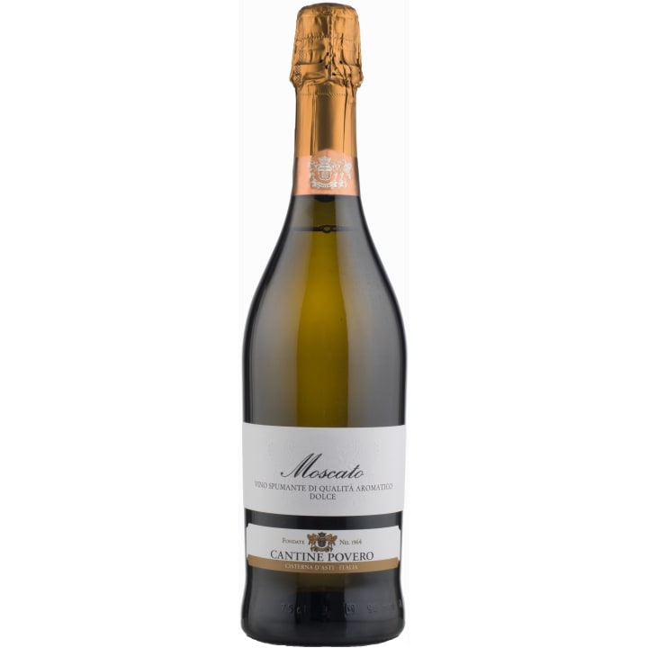 Povero Moscato Spumante Dolce wine bottle