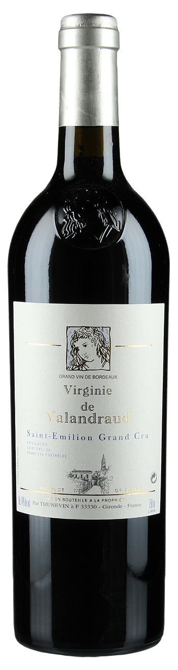 Virginie de Valandraud Saint-Émilion Grand Cru 2017 wine bottle