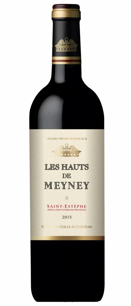 2015 Les Hauts de Meyney Saint-Éstèphe wine bottle