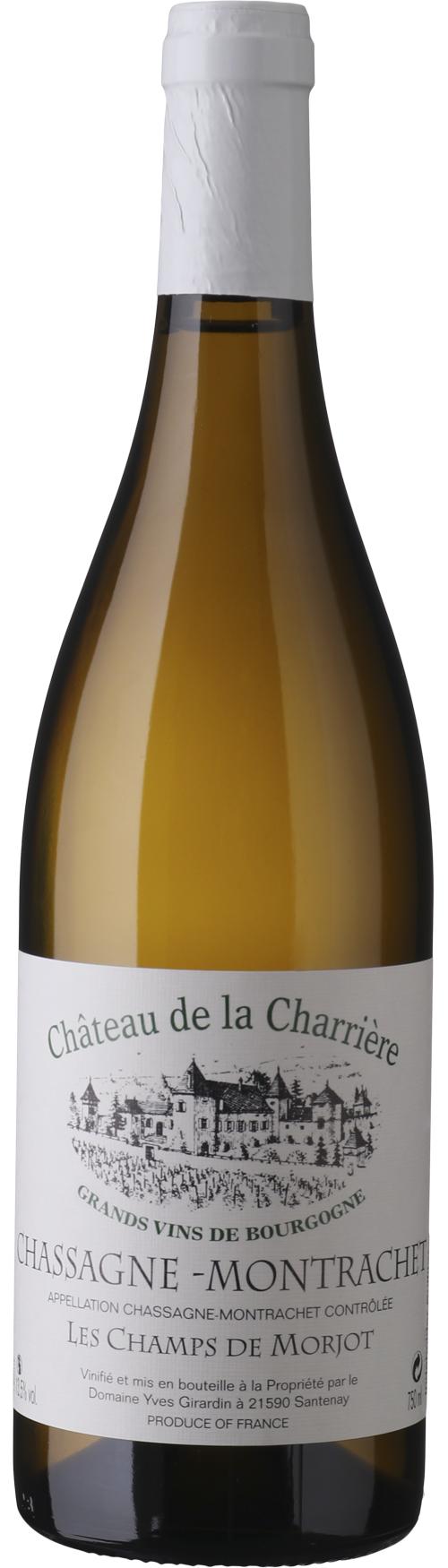 Château de la Charrière Les Champs de Morjot Chassagne-Montrachet Blanc wine bottle