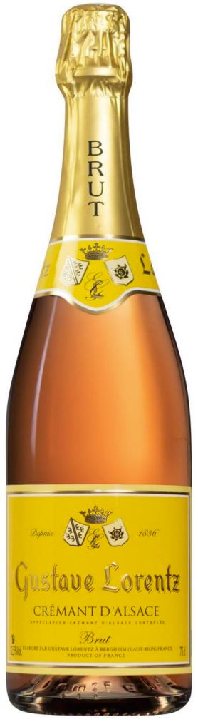 Gustave Lorentz Crémant d'Alsace Rosé Brut wine bottle