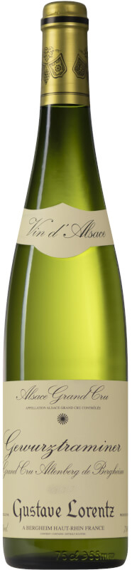 Gustave Lorentz Gewurztraminer Alsace Grand Cru Altenberg de Bergheim 2015 ØKO wine bottle