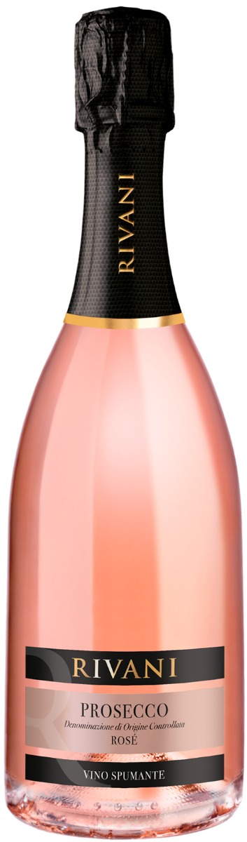 Rivani Prosecco Doc Spumante Rose Extra Dry 2022 wine bottle