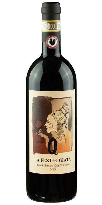 La Festeggiata, Q IGT 2019 wine bottle