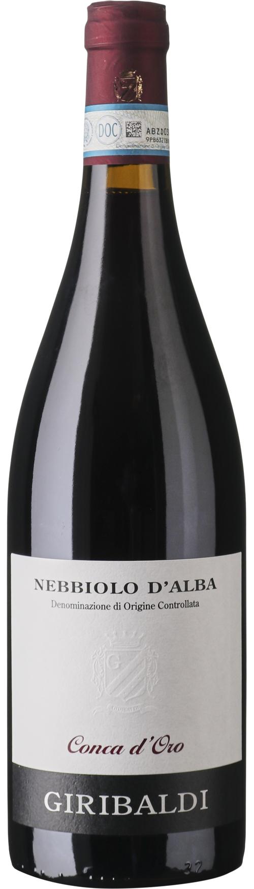 Azienda Agricola Mario Giribaldi Nebbiolo d'Alba DOC Conca d'Oro økologisk wine bottle