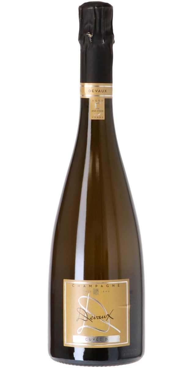 Devaux Champagne Cuvée D Brut wine bottle