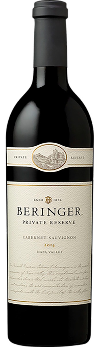 Beringer Private Reserve Napa Valley Cabernet Sauvignon 2014 wine bottle