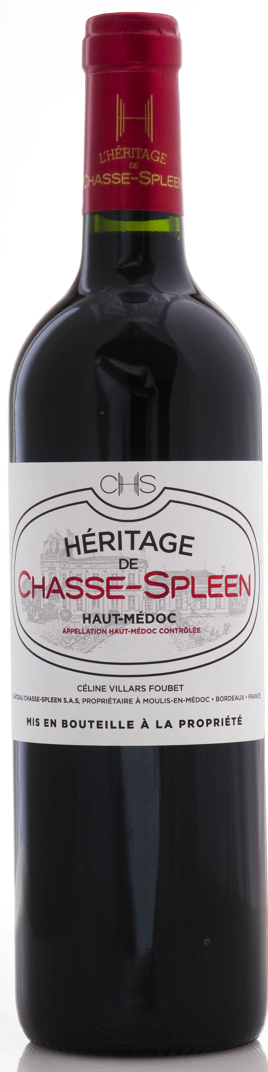 L'Heritage de Chasse-Spleen Haut-Médoc 2019 wine bottle