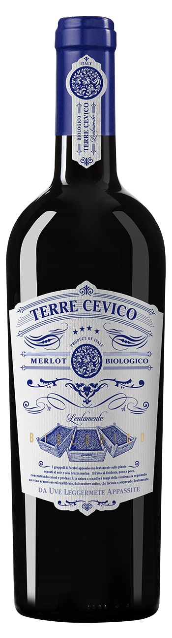 Terre Cevico Merlot Appassite Organic 2020 wine bottle