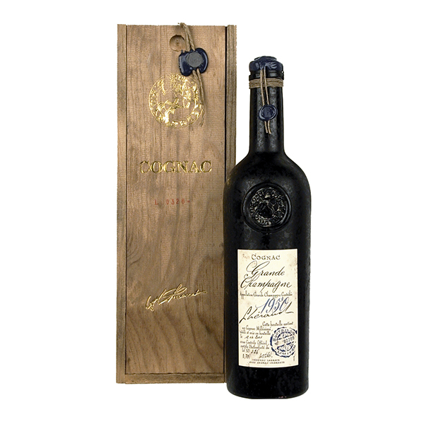 Lhéraud Cognac Grande Champagne 1950 wine bottle