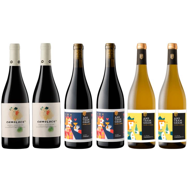 Sulfitfri Vin Smagekasse wine bottle