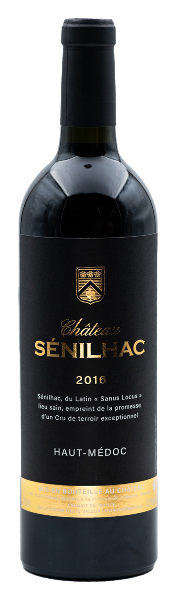 Chateau Senilhac Haut Medoc AOC 2016 wine bottle