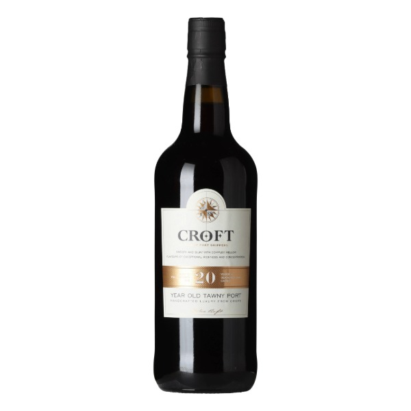 Croft 20 Years Old Tawny Port wine bottle