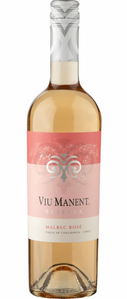 2024 Viu Manent Malbec Rose Reserva Estate Collection wine bottle