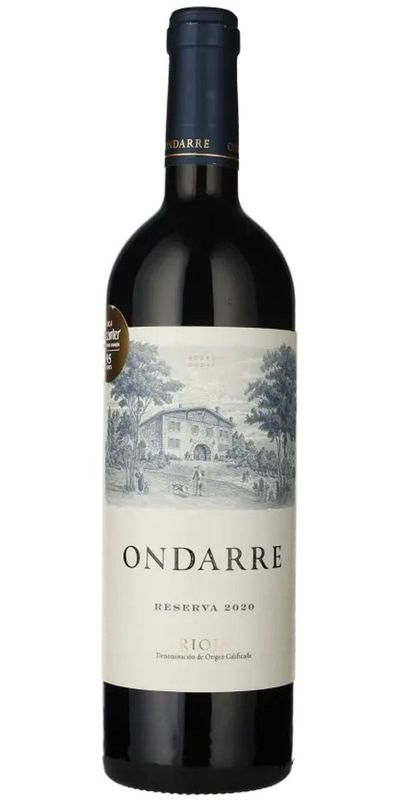 Bodegas Ondarre, Rioja Reserva 2020 wine bottle