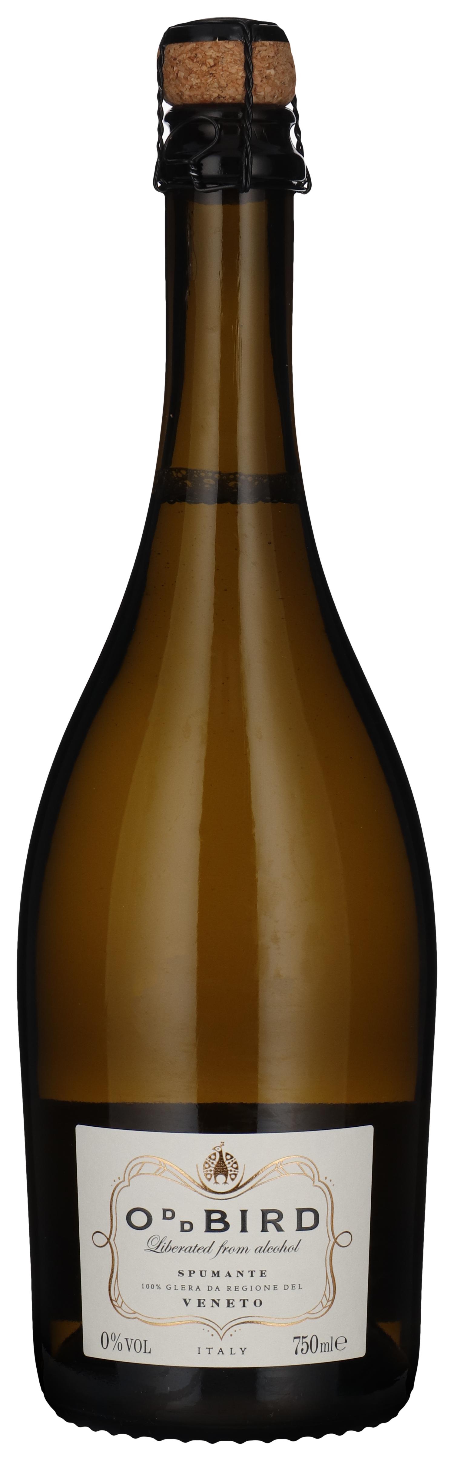 Spumante - Liberated from alcohol wine bottle