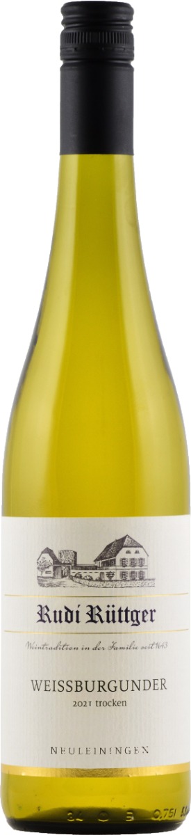 Rudi Rüttger Weissburgunder Trocken 2021 wine bottle