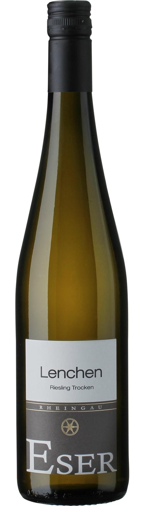 Weingut Eser Oestricher Lenchen Trocken Riesling Rheingau wine bottle