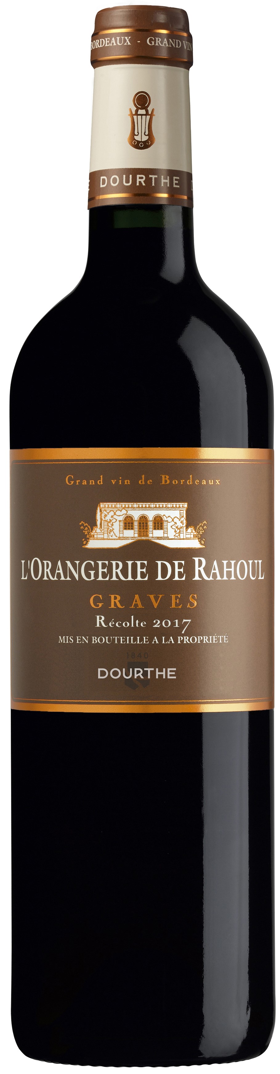 Château Rahoul l’Orangerie de Rahoul Graves 2017 wine bottle