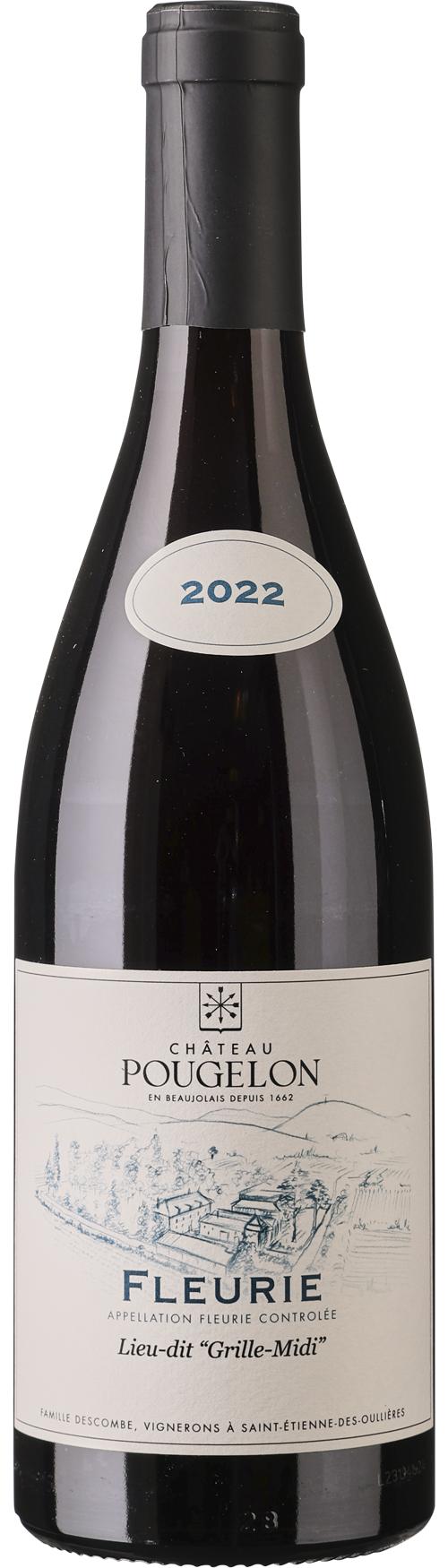 Château de Pougelon Fleurie Grille-Midi wine bottle