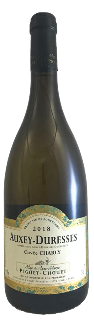 Domaine Piguet-Chouet Auxey-Duresses Cuvée Charly Blanc 2018 wine bottle