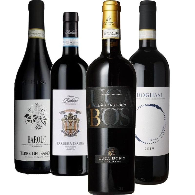 Smagekasse - Piemonte rødvin wine bottle