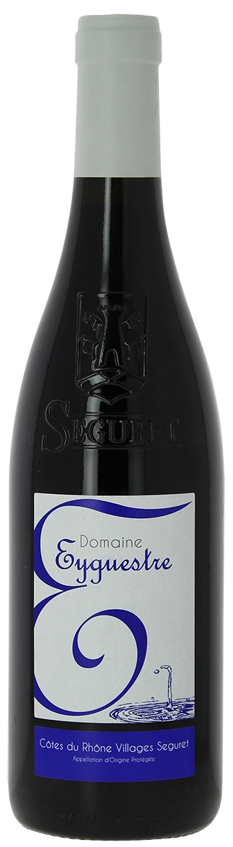 Domaine Eyguestre Cotes du Rhône Villages Seguret 2017 wine bottle