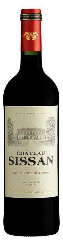 Château Sissan Cadillac-Côtes de Bordeaux 2019 wine bottle