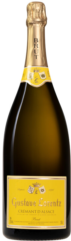 Gustave Lorentz Crémant d'Alsace Brut 2020 MAGNUM wine bottle