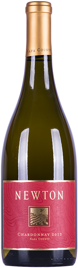 Newton Chardonnay Red Label 2014 wine bottle