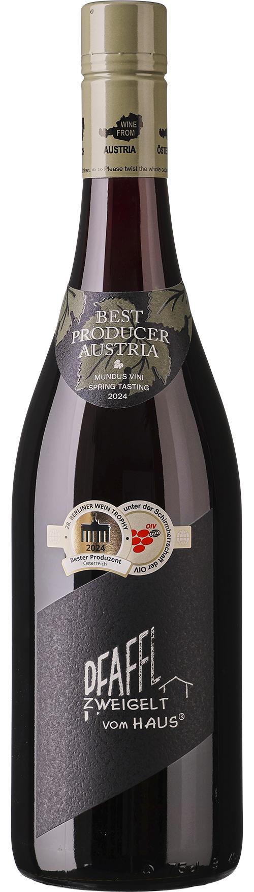 Pfaffl Zweigelt Vom Haus wine bottle