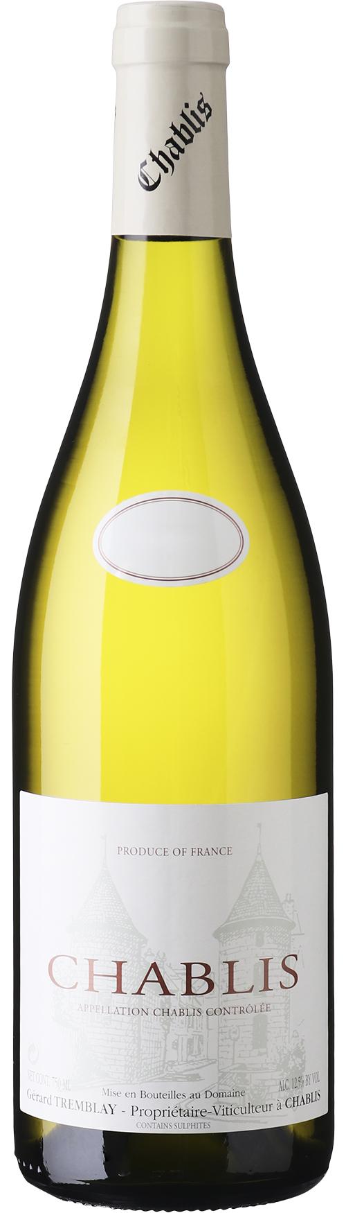 Gérard Tremblay Chablis wine bottle