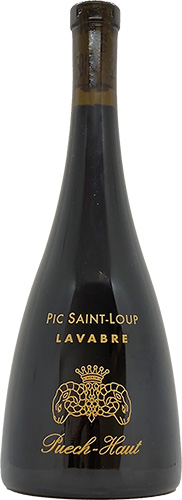 Château Puech-Haut Lavabre Pic Saint-Loup 2019 wine bottle