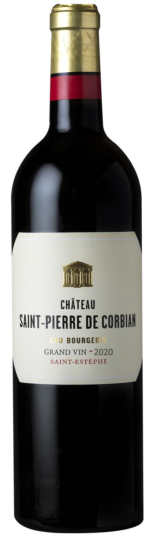 Châteu Saint Pierre de Corbian AOC Saint Estephe Cru Bourgeois wine bottle