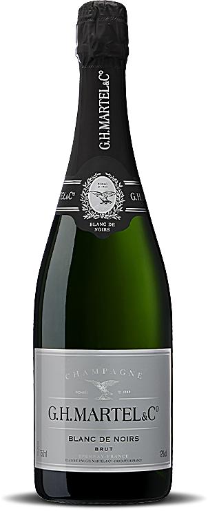 G.H. Martel Champagne Blanc de Noirs Brut wine bottle
