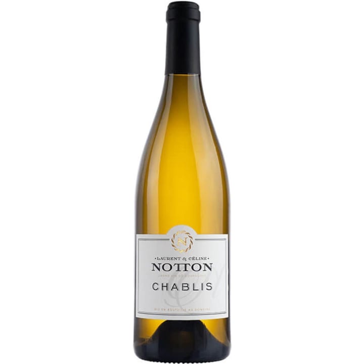 Notton Chablis 2023 wine bottle