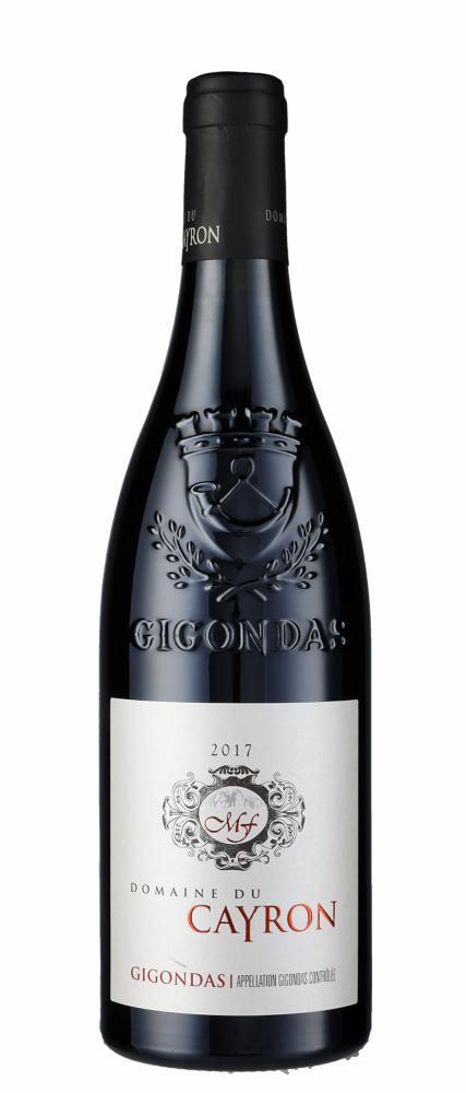 2017 Gigondas Domaine du Cayron wine bottle