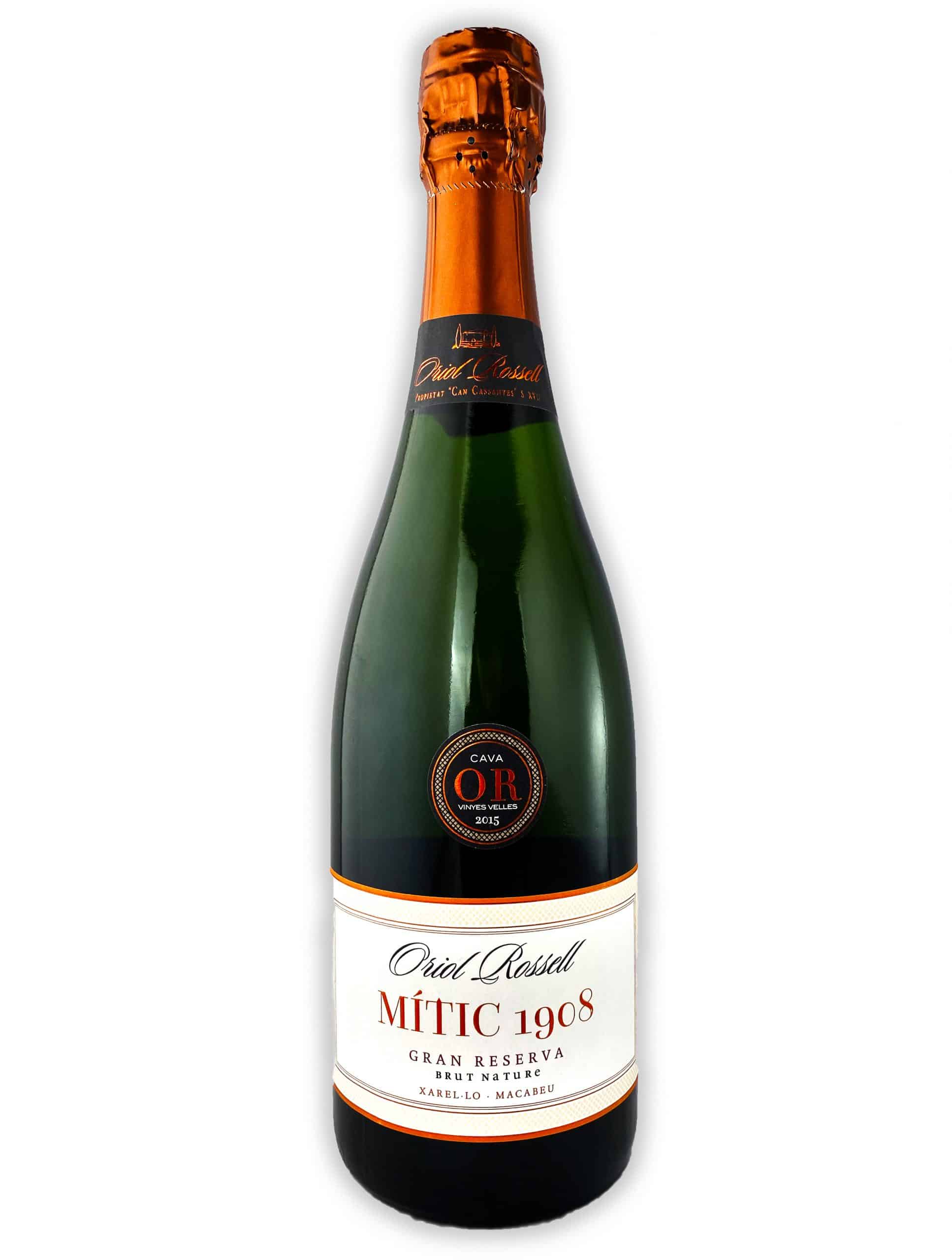 Oriol Rossell Gran Reserva Mitic 2017 wine bottle