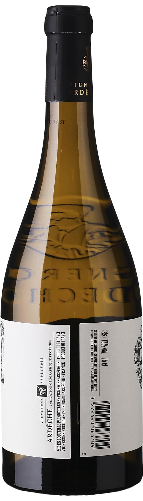 Cellier du Pont D'Arc Sauvignon Blanc IGP Ardeche wine bottle