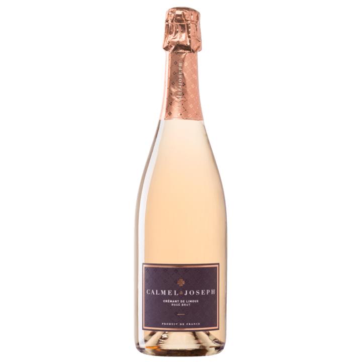 Calmel + Joseph Les Effervescents Cremant de Limoux Rose wine bottle
