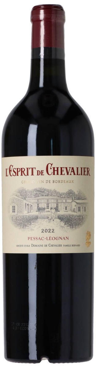 L'Esprit de Chevalier Rouge Pessac-Léognan 2022 wine bottle
