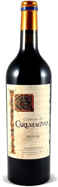 Chateau de Carlmagnus Fronsac 2020 wine bottle