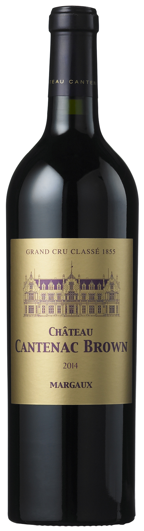 Chateau Cantenac Brown Margaux 3. Cru Classé 2014 wine bottle
