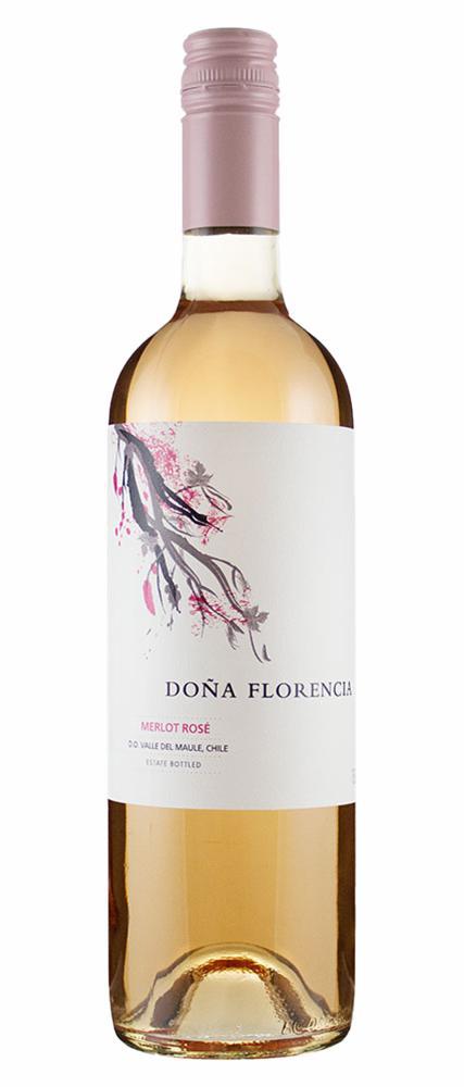 Dona Florencia Merlot Rosé wine bottle