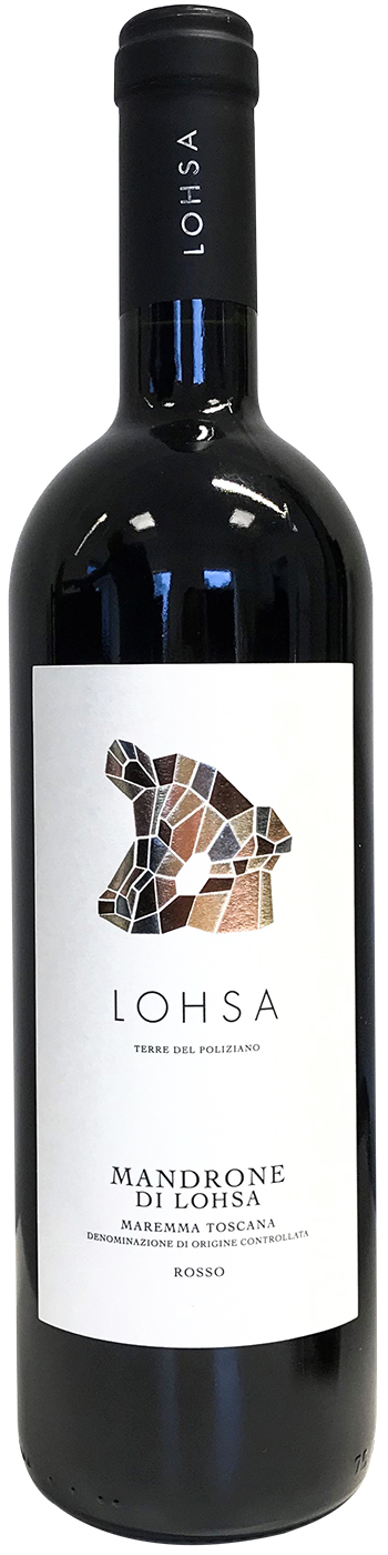 Poliziano Mandrone di Lohsa Maremma Toscana 2018 wine bottle