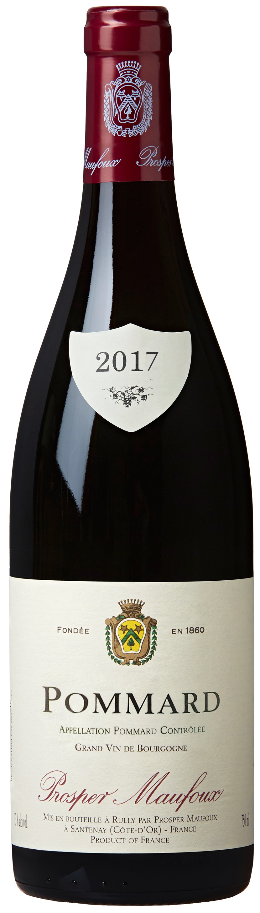 Prosper Maufoux Pommard 2017 wine bottle