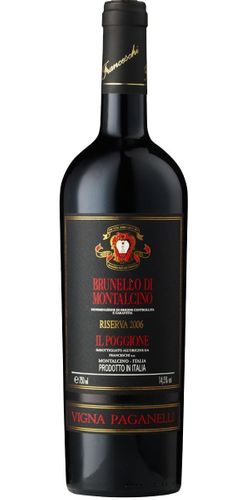 Poggione, Brunello di Montalcino Riserva Paganelli 2019 wine bottle