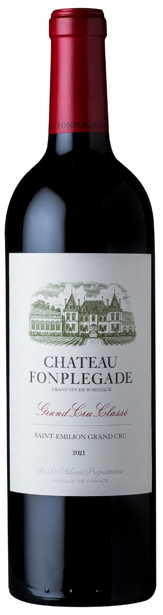 Chateau Fonplegade Saint-Emilion Grand cru 2021 ØKO wine bottle